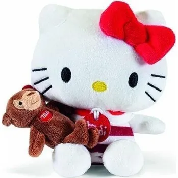 plyšák Trudi Plyšová hračka Hello Kitty s medvídkem XS