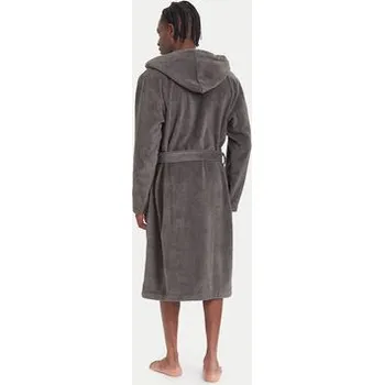 Dámský župan Tommy Hilfiger Župan Icon Hooded Bathrobe 2S87905573 Šedá XL