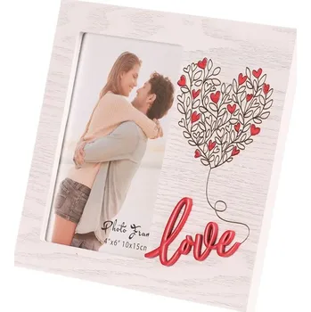 Obraz Autronic Fotorámeček - pro rozměr 10 x 15 cm, MDF, zamilovaní, sada 4 ks
