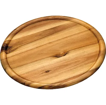 Kuchyňské prkénko Kesper Prkénko na pizzu, ø 32 cm, akáciové dřevo 28462