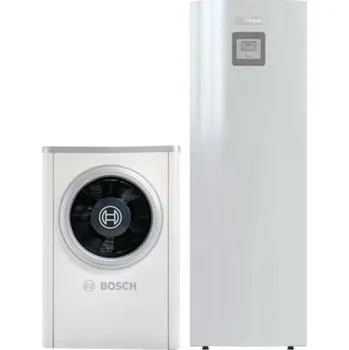 Tepelné čerpadlo Bosch COMPRESS 6000 AW 9 ORM-S tepelné čerpadlo 3,77kW, vzduch-voda, venkovní+vnitřní jednotka se zásobníkem