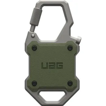 Pouzdro na mobilní telefon UAG Monarch AirTag Carabiner pouzdro pro AirTag lokátor olivově zelené