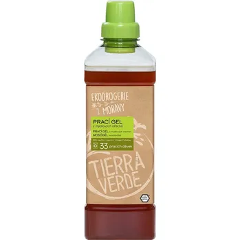 Prací gel Tierra verde Prací gel z mýdlových ořechů s BIO silicí vavřínu kubébového (lahev 1 l)