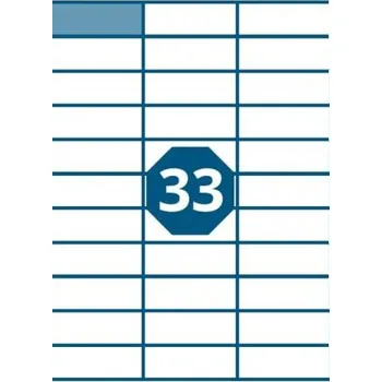 Samolepící etiketa Etikety KZK A4 70,0 x 25,4 33ks