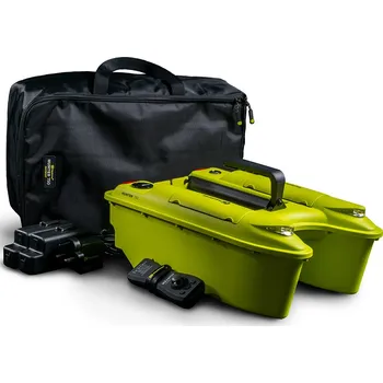 zavážecí lodička RidgeMonkey Hunter 750 Bait Boat Hi-Viz zelená