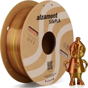 3D tisk Alzament PLA Silk Tri Color 1 kg Gold-Silver-Copper ALZMNTST01