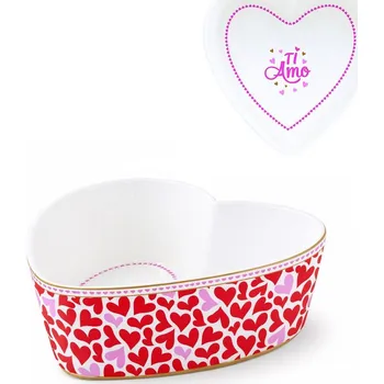 Easy Life, Itálie Miska 15 cm srdce - Easy Life - Malá srdíčka