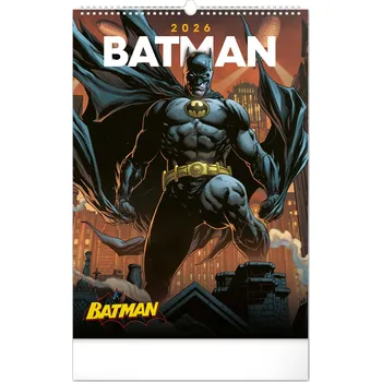 Kalendář Notique Nástěnný kalendář Batman Dark 2026