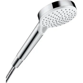 Hansgrohe CROMETTA 2JET ruční sprcha pr. 100 mm, 2 proudy, EcoSmart, bílá/chrom