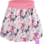 Dráče Dívčí balónová sukně s podšívkou - Bílá/Fialová Barva: Bílá, Velikost: 128-134