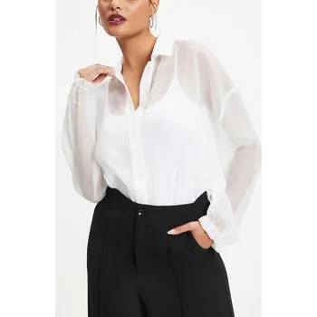 Dámská košile Košile Milan Kiss Weiß 137306 XL