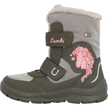 Dívčí kozačky Lurchi Grau 6436299 27