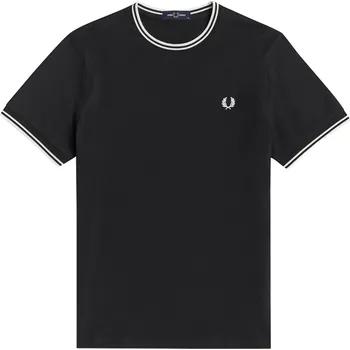 Pánské tričko Tričko Fred Perry Black 102 5488199 3XL