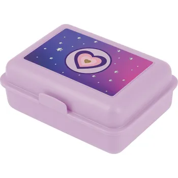 Baagl Svačinový box srdce Barva: Fialová