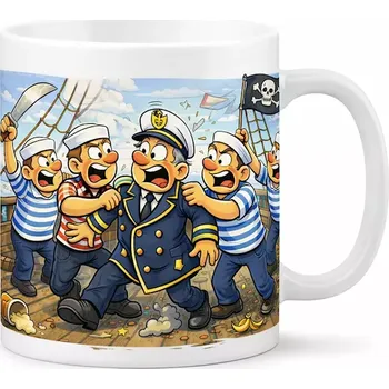 Hrnek s potiskem 330 ml vzpoura na lodi CZ