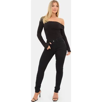 Dámské džíny Džíny I Saw It First Black 479293 16 (XL)