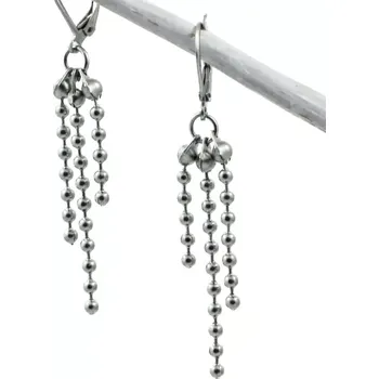 Náušnice Náušnice Řetízkovky kuličkové 2