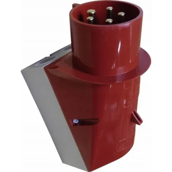 Elektrická zásuvka Mennekes Zástrčka 101200041, 2 zásuvky CEE, 400 V, 50 - 60 Hz, 16 A, 5kolíková, IP 44, balení po 10 kusech