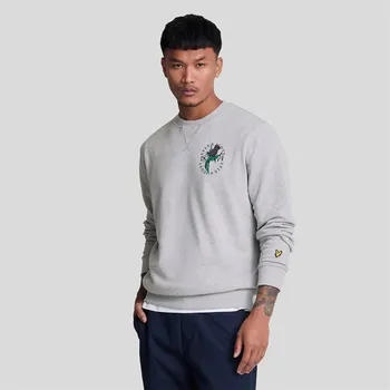 Pánské oblečení Mikina Lyle and Scott Grey 5378274 XL