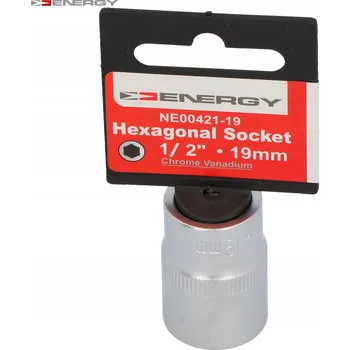 Klíč "NÁSTRČNÝ KLÍČ 1/2" 19MM ŠESTIHRANNÝ" Sada nástrčných klíčů Energy