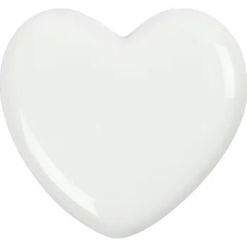 Creative SKLENĚNÉ SRDCE bílé, 6,5 x 6,5 cm - 20 ks v balení