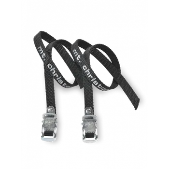 Pedál na kolo Zéfal Christophe 515 černé (pár) (Řemínky pro klipsny Zéfal Christophe 515 Černé)