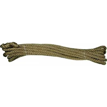 Lany Delana pavuzník juta 15 m provaz, lano s okem