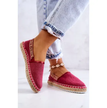 Dámské sandále Nazouvací espadrilky Big Star JJ274878 Barva: Růžová, Velikost: 37