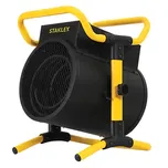 Teplovzdušný ventilátor Stanley ST-309-401-E / do 90 m³ / 844 m³/hod. / 9000 W / černá/žlutá