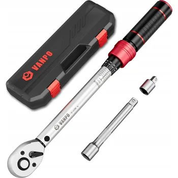 Klíč VANPO Momentový klíč 3/8 palce 5-60Nm Sada pro kola, motocykly a auta