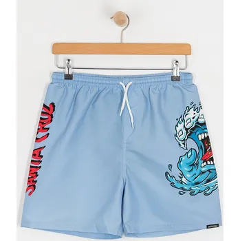 Oblečení a móda Santa Cruz Youth Screaming Wave (sky blue) 160, modrá