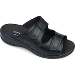 Nursing Care NAZARÉ BE311 pantofle pro širokou nohu dámské černé Velikost: 40