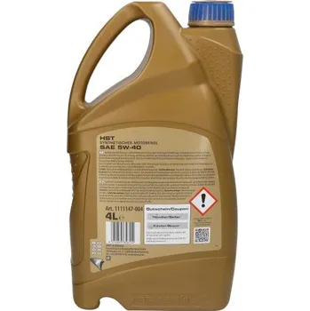 Auto-moto RAVENOL Cleansynto (4L) 5W40 + SP B4 BMW LL-01 CHRYSLER MS-10725 CHRYSLER MS-10850 CHRYSLER MS-12991 FIAT 9.55535 Z2 GM LL-B-025 MB 226.5 MB 229.3 MB 229.5 OPEL LL-B