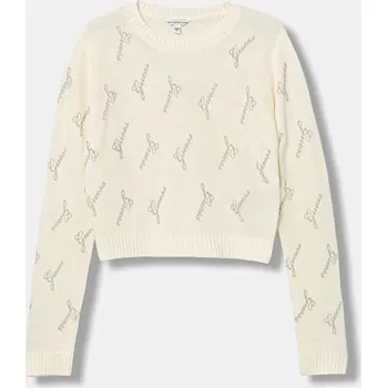 Dívčí svetr Dětský vlněný svetr Guess J5BR28.Z0870.9BYA béžová 01X, vel. 136-146