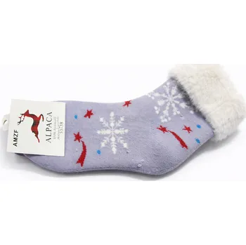 Dámské ponožky xcena Teplé ponožky ALPACA s hřejivým kožíškem Velikost: 35-38