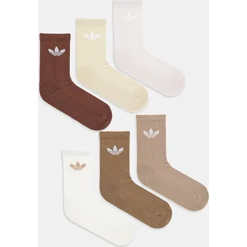 Pánské ponožky Ponožky adidas Originals Tr Crew S 6-pack JY2678 béžová 80X, vel. 34/36