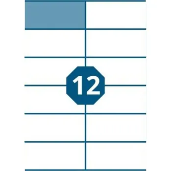 Samolepící etiketa Etikety KZK A4 105,0 x 48,0 12ks