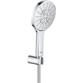 Grohe RAINSHOWER SMARTACTIVE 130 sprchová souprava 3-dílná, ruční sprcha pr. 130 mm, 3 proudy, hadice, držák, Water Saving, chrom