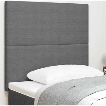 vidaXL Čelo postele s čelo Světle šedá 90 cm Umělá kůže [3337716]