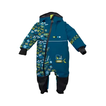 Kojenecká kombinéza Wamu Softshellová kombinéza bagr Velikost: 68-74