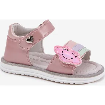 Dívčí obuv Dětské Sandály Na Suchý Zip Orailla Barva: Růžová, Velikost: 27