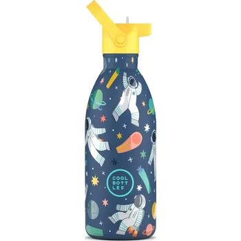 Termoska Dětská nerezová termoláhev COOL BOTTLES Kids Galactic Ride třívrstvá, 500 ml