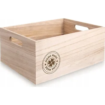 Úložný box ÚLOŽNÝ BOX DŘEVĚNÁ KRABIČKA ORGANIZÉR S ÚCHYTY