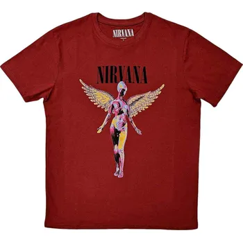 Pánské tričko Nirvana In Utero Red 2XL Tričko