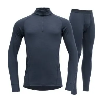 Pánské termo spodní prádlo Devold Devold DUO ACTIVE SET pánský rolák s půlzipem + kalhoty