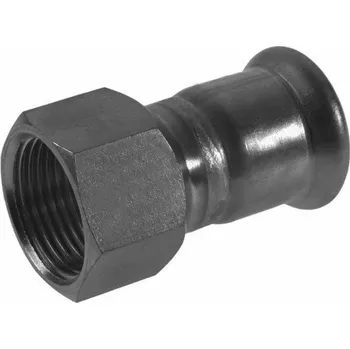 rozdělovač topení KAN-therm Lisovaný konektor 22x1 vnitřní závit nerezová ocel - 6190459