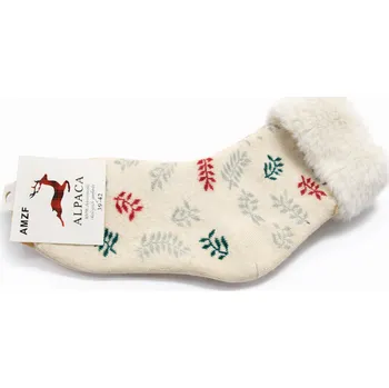 Dámské ponožky xcena Zimní vlněné ponožky s kožešinkou Velikost: 39-42