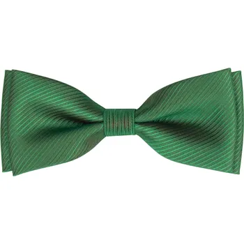 Zelený pánský motýlek s metalickým odleskem