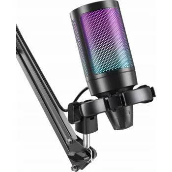 Mikrofon Fifine Herní studiový kondenzátorový mikrofon A6T AMPLIGAME USB RGB PnP
