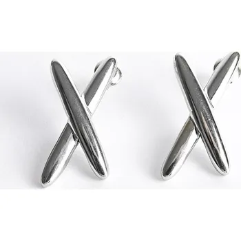 Náušnice X NÁUŠNICE Z CHIRURGICKÉ OCELI NA ŠROUBEK PECA del SOL